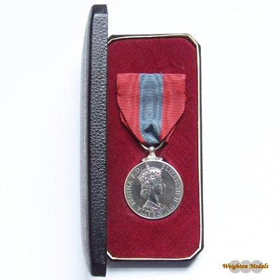 Imperial Service Medal ERII DEI:GRATIA - S W G DANIELS